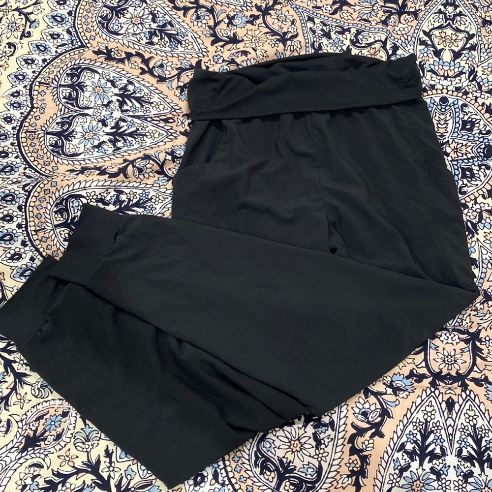 Zella studio light weight dance athletic pants XS roll down waist